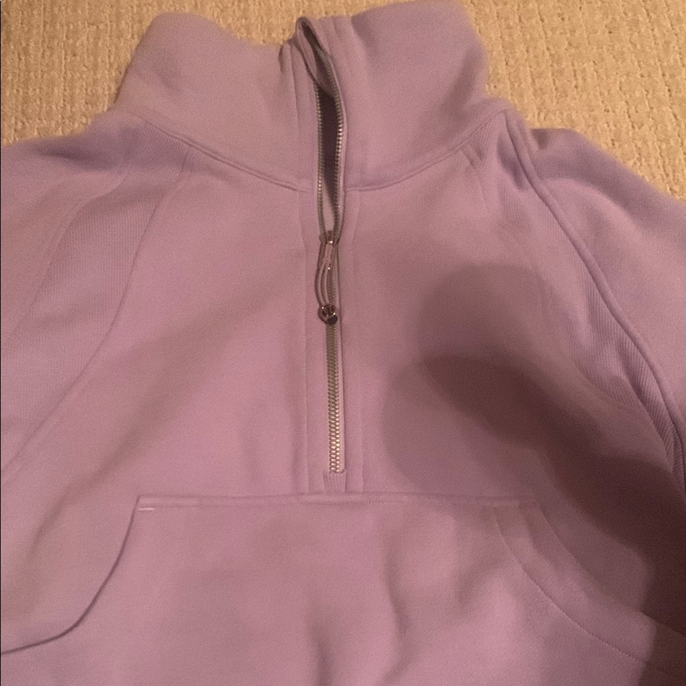 Lululemon Athletica Purple Oversized Quarter Zip